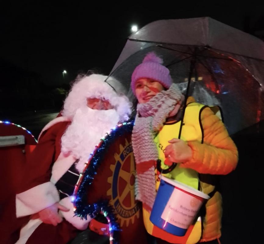 Father Christmas visits Rotary Club of TwickenhamuponThames